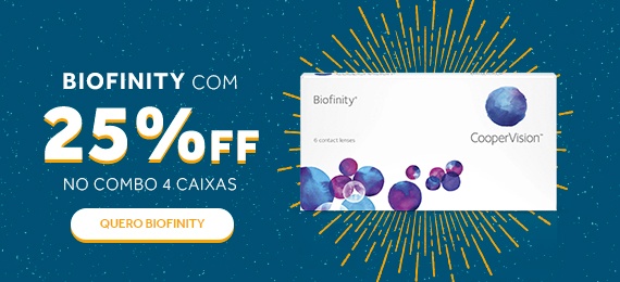 Mais saúde visual com as lentes Biofinity.